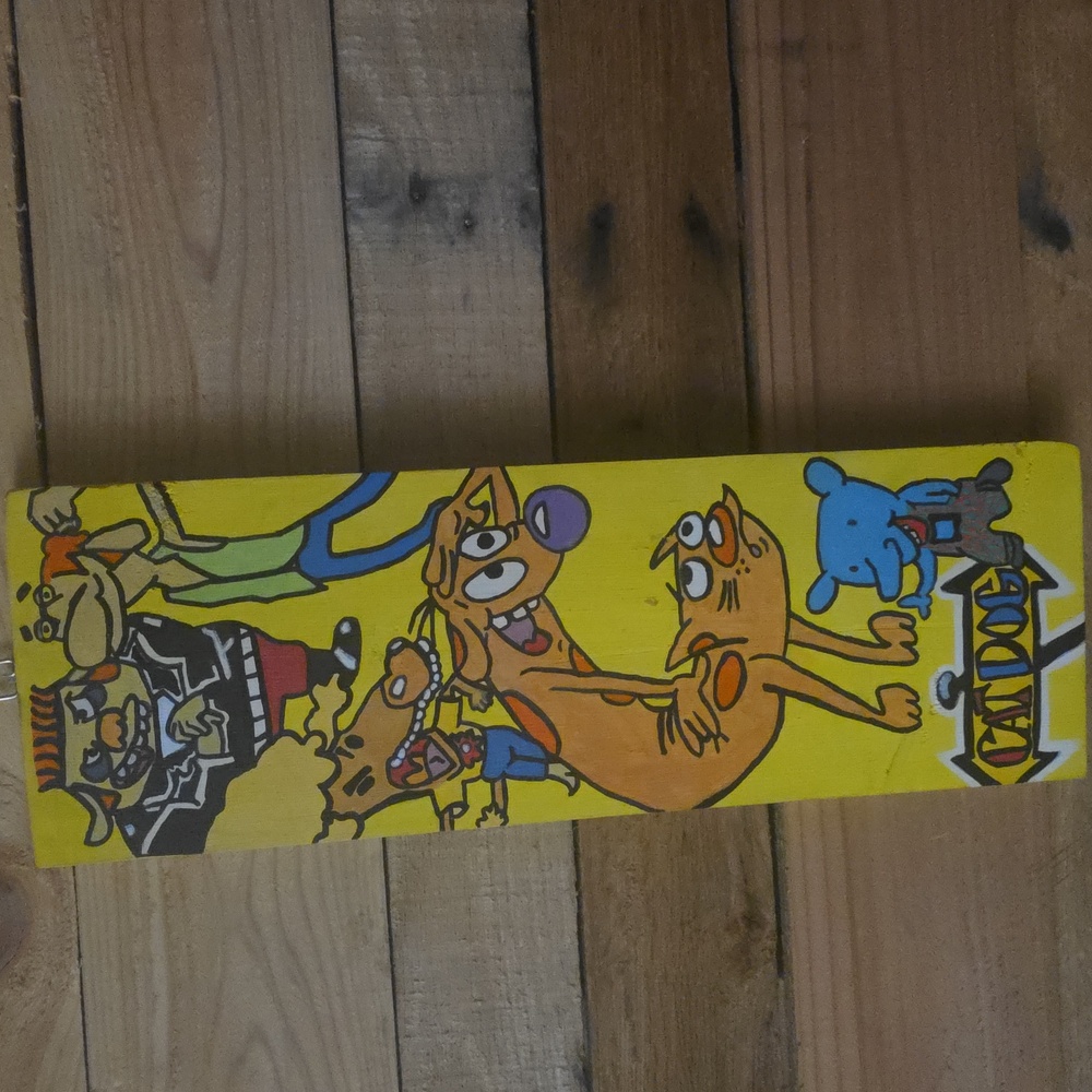 Colorful Cartoon Character Wall Art